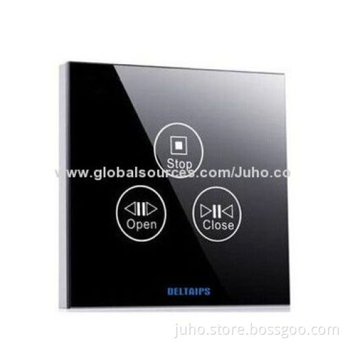 3-gang Toughened Glass Panel Intelligent Touch Switch with 110-240V AC, 50/60Hz Operating Voltage